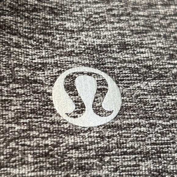 Lululemon Run Inspire Crop II All Luxtreme Heathered Black / Blue Tropics size 8 - Picture 6 of 9